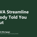 Mango Stock Mortgage banner introducing the VA streamline refinance for Colorado veterans with existing VA loans.